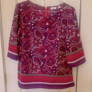Print tunic top